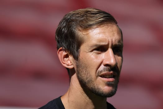 Head coach Julian Schuster (SC Freiburg) at the football friendly: SC Freiburg - FC Basel  REGULATIONS PROHIBIT ANY USE OF PHOTOGRAPHS AS IMAGE SEQUENCES AND/OR QUASI-VIDEONann  Photo: Joachim Hahne/johapress