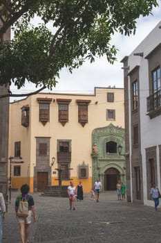 Gran Canaria, Spain, Las Palmas - Jul 22, 2024 The Casa de Colón is a museum with the main theme of Columbus and his voyages.