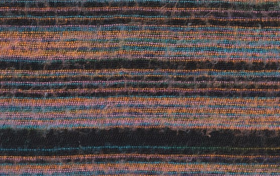 Nepalese textile background. Woven ethnic fabric