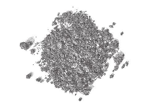 Vector illustration of ground with plant. Soil day