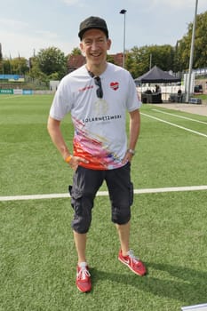 Steffen Hallaschka,Kicken mit Herz the charity football match in favor of the children's ward of the UKE in the stadium of SC Victoria,Hamburg,08.09.2024