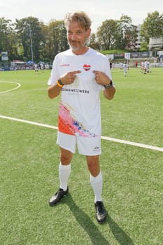 Götz Otto,Kicken mit Herz the charity football match in aid of the UKE children's ward in the stadium of SC Victoria,Hamburg,08.09.2024