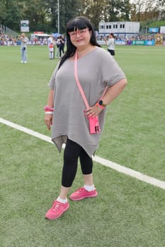 Melanie Thiele,Kicken mit Herz the charity football match in aid of the UKE children's ward in the stadium of SC Victoria,Hamburg,08.09.2024
