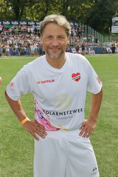 Patrick Bach,Kicken mit Herz the charity football match in aid of the UKE children's ward in the stadium of SC Victoria,Hamburg,08.09.2024