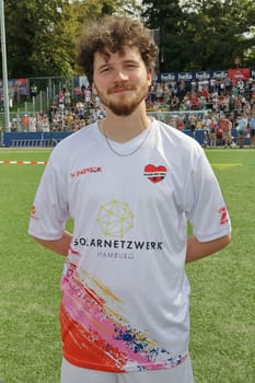 Tilman Pörzgen,Kicken mit Herz the charity football match in favor of the children's ward of the UKE in the stadium of SC Victoria,Hamburg,08.09.2024