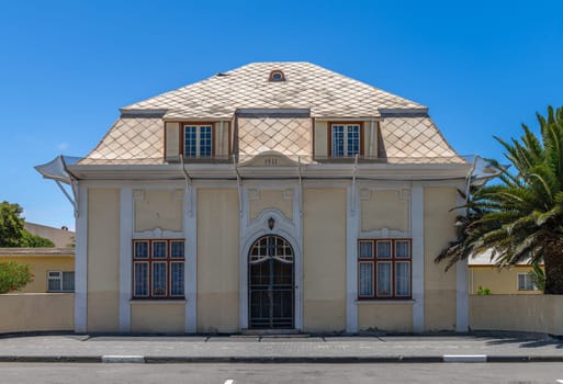 Historic German colonial building, Swakopmund, Erongo Region, Namibia