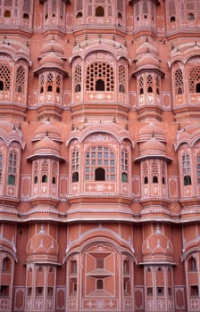 the Jaipur city palace in the City of Jaipur in the Province of Rajasthan in India.  India, Jaipur, January, 1998