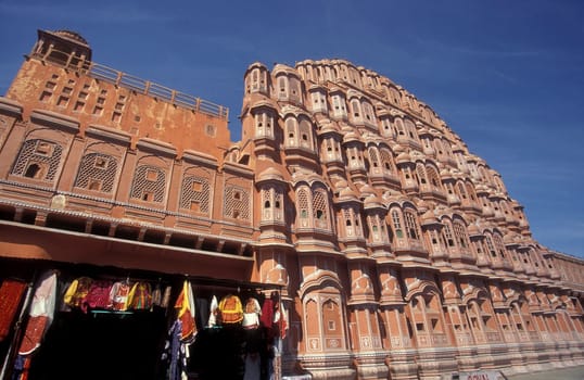 the Jaipur city palace in the City of Jaipur in the Province of Rajasthan in India.  India, Jaipur, January, 1998