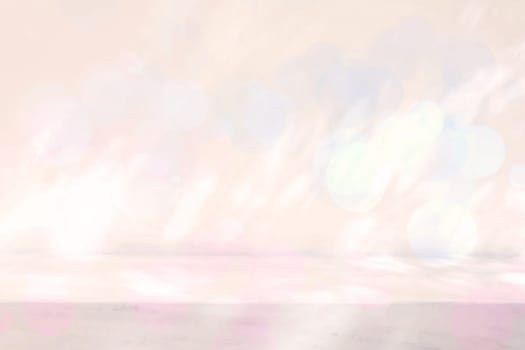 Colorful abstract light pastel shades background with reflections for your designs. Bright watercolor. Beautiful backdrop illustration with circular soft color lights.