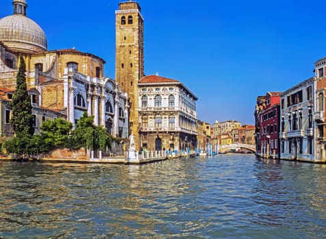 View of Venice from Grand Canal, Italy