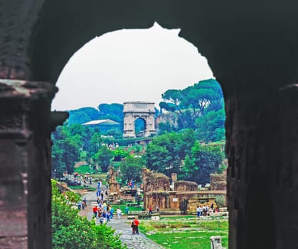 Roman Forum in Rome, Italy