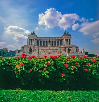 Victor Emanuel Monument in Rome, Italy