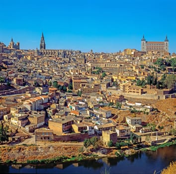 Toledo and the Tagus River, Spain