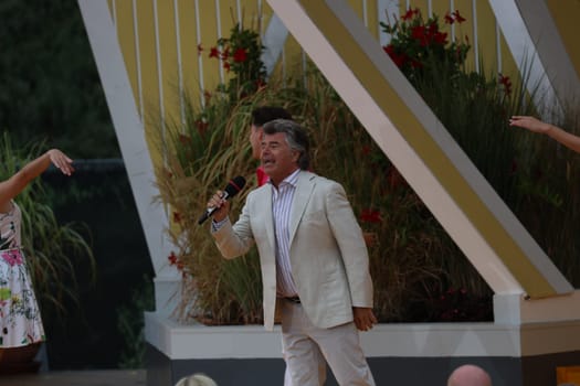 Andy Borg (singer / presenter) in the ARD TV show "Immer wieder sonntags""."
