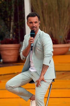Florian Silbereisen (singer / musician / entertainer) in the ARD TV show "Immer wieder sonntags""."