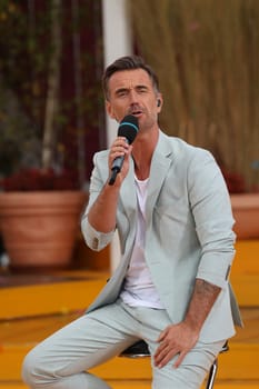 Florian Silbereisen (singer / musician / entertainer) in the ARD TV show "Immer wieder sonntags""."