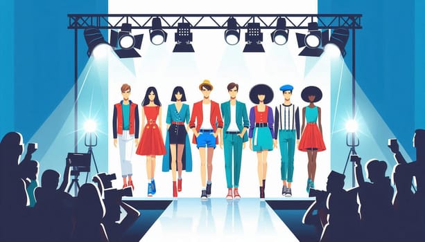 Diverse Models On The Catwalk