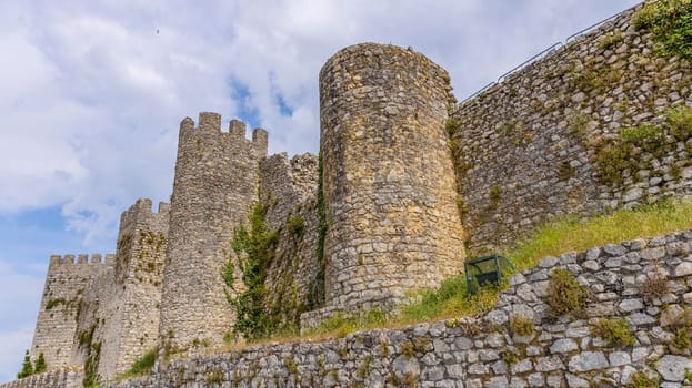 Detail of the ruined castle of Montemor-o-Velho, Portugal