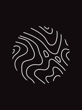 Topographic map. Geographic mountain relief. Abstract lines background. Contour maps. Vector illustration.
