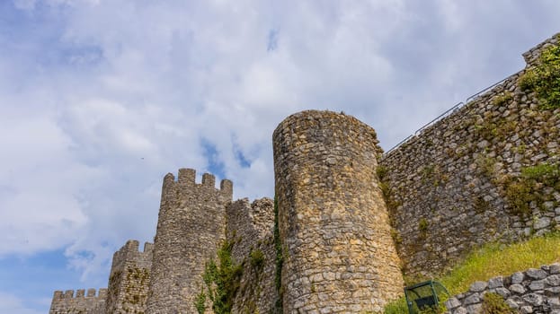 Detail of the ruined castle of Montemor-o-Velho, Portugal