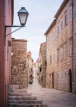 Old town on the island of Rab