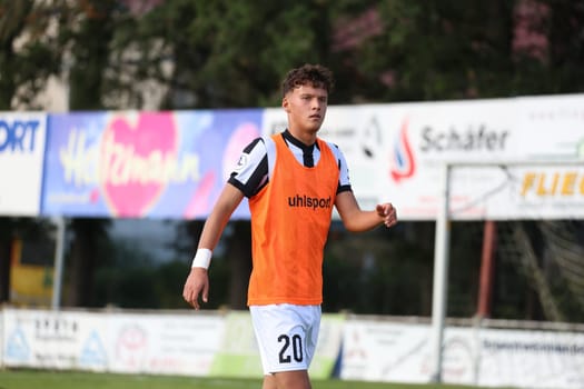 Karlo Kuranyi (Villingen 08) at the SBFV Cup round of 16 23/24: VfR Hausen- - FC 08 Villingen