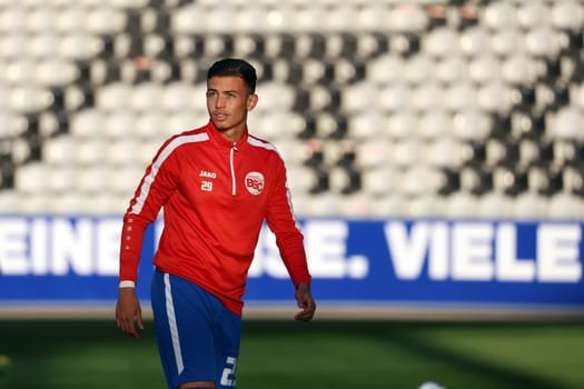 Elias Benali Mohamed Eddahbi (Bahlinger SC / BSC) in the match of the Football RL SW 24-25: 9. Sptg: SC Freiburg II vs Bahlinger SC