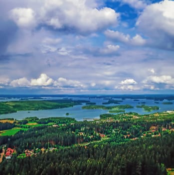 View of Kuopio in Finland