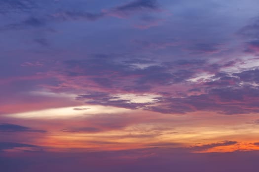 Beautiful dramatic scenic after sunset sky background after sunset