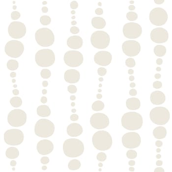 Seamless geometric pattern. Waves and circles in black and white. Vector illustration