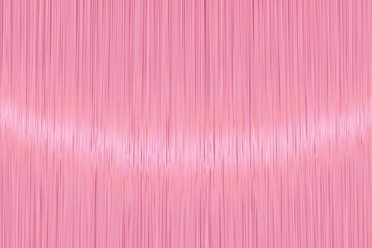 Realistic bright pink straight hair texture with glossy shiny detail. Vector illustration.