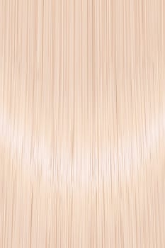 Realistic golden blond straight hair texture with glossy shiny detail. Vector illustration.