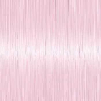 Realistic light pink straight hair texture with glossy shiny detail. Vector illustration.