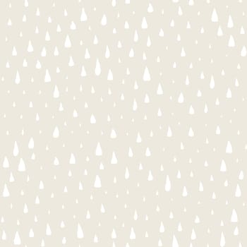 Seamless pattern with hand painted rain drops. Graphic design element for poster, stationary, fabric, scrapbook, baby shower card, wedding invitation. Grunge brush stroke texture. Vector illustration