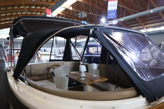 Whether coffee or drink - it can also be very cozy on the boat - the 63rd Interboot 2024 trade fair in Friedrichshafen is open