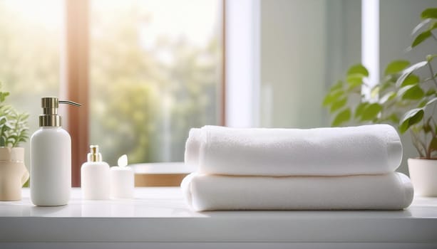 Care products in the bathroom to make you feel good.