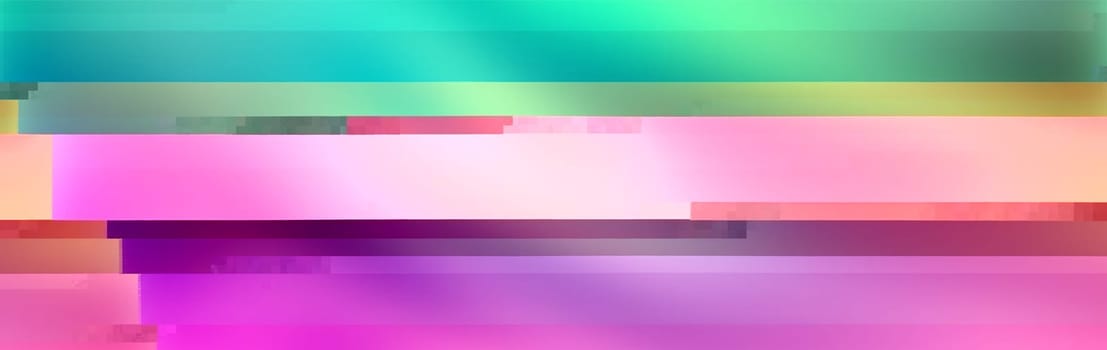 Trendy glitch pattern on dark background. Abstract vector geometric elements