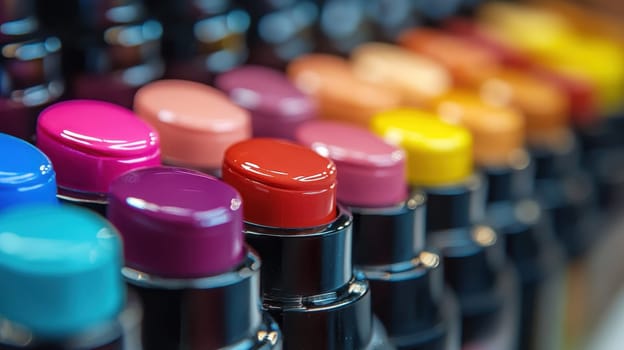Colorful Lipstick Collection, Variety of Shades for Beauty and Makeup