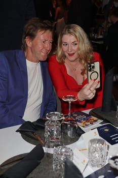 Lou Richter,Sandra Quadflieg,Sport Quiz Charity gala in favor of the Right to Play in the VIP area of the Volksparkstadion,Hamburg,24.09.2024