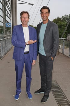 Lou Richter,Jonas Boldt,Sport Quiz Charity Gala in favor of the Right to Play in the VIP area of the Volksparkstadion,Hamburg,24.09.2024