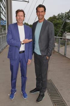 Lou Richter,Jonas Boldt,Sport Quiz Charity Gala in favor of the Right to Play in the VIP area of the Volksparkstadion,Hamburg,24.09.2024