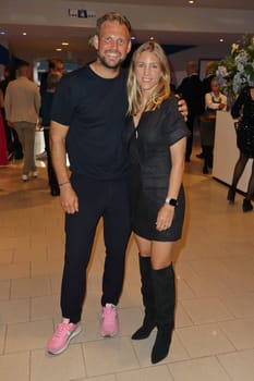 Moritz Fürste,Stephanie Fürste,Sport Quiz Charity Gala in favor of Right to Play in the VIP area of the Volksparkstadion,Hamburg,24.09.2024