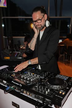 Kai Schwarz,Sport Quiz Charity Gala in favor of the Right to Play in the VIP area of the Volksparkstadion,Hamburg,24.09.2024