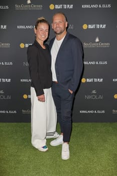 Rhea Harder,Jörg Vennewald,Sport Quiz Charity gala in favor of the Right to Play in the VIP area of the Volksparkstadion,Hamburg,24.09.2024