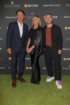 Bruno Labbadia,Sylvia Labbadia,Luca Labbadia,Sport Quiz Charity gala in favor of the Right to Play in the VIP area of the Volksparkstadion,Hamburg,24.09.2024