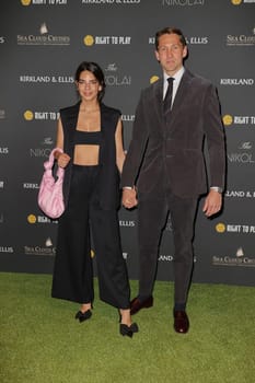 Lilli Hollunder,Rene Adler,Sport Quiz Charity gala in favor of the Right to Play in the VIP area of the Volksparkstadion,Hamburg,24.09.2024