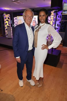 Bernd Wehmeyer,Chawada Kachidza-Fabisch,Sport Quiz Charity Gala in favor of Right to Play in the VIP area of the Volksparkstadion,Hamburg,24.09.2024