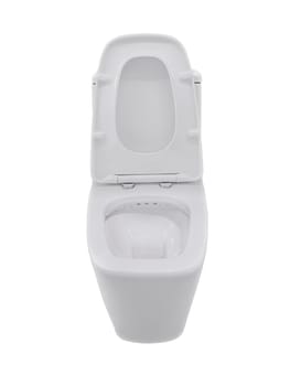 Toilet bowls on white background