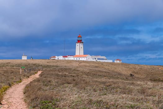 Berlenga island, Portugal: June 22, 2024: Berlenga Lighthouse, in the natural reserve of the Berlengas archipelago, near Peniche. Portugal