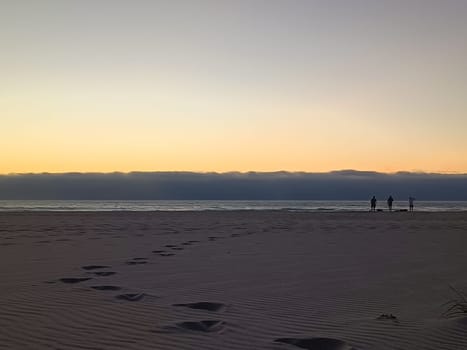 Galician beach landscape, Galicia, Spain. Do Rostro beach. Spanish landscape